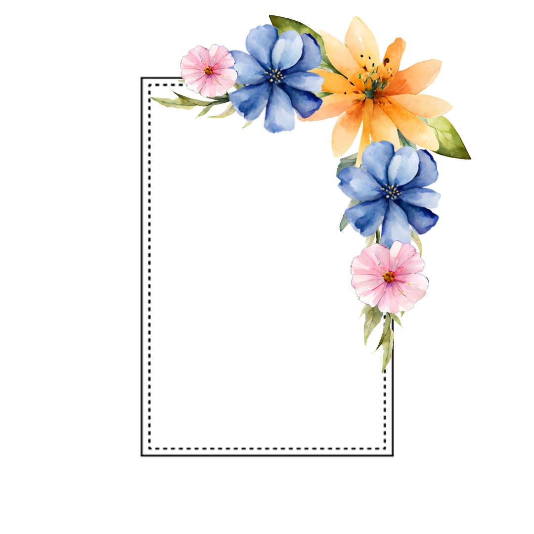 Download Transparent Floral Frames PNG Blossom Your Designs_11.webp